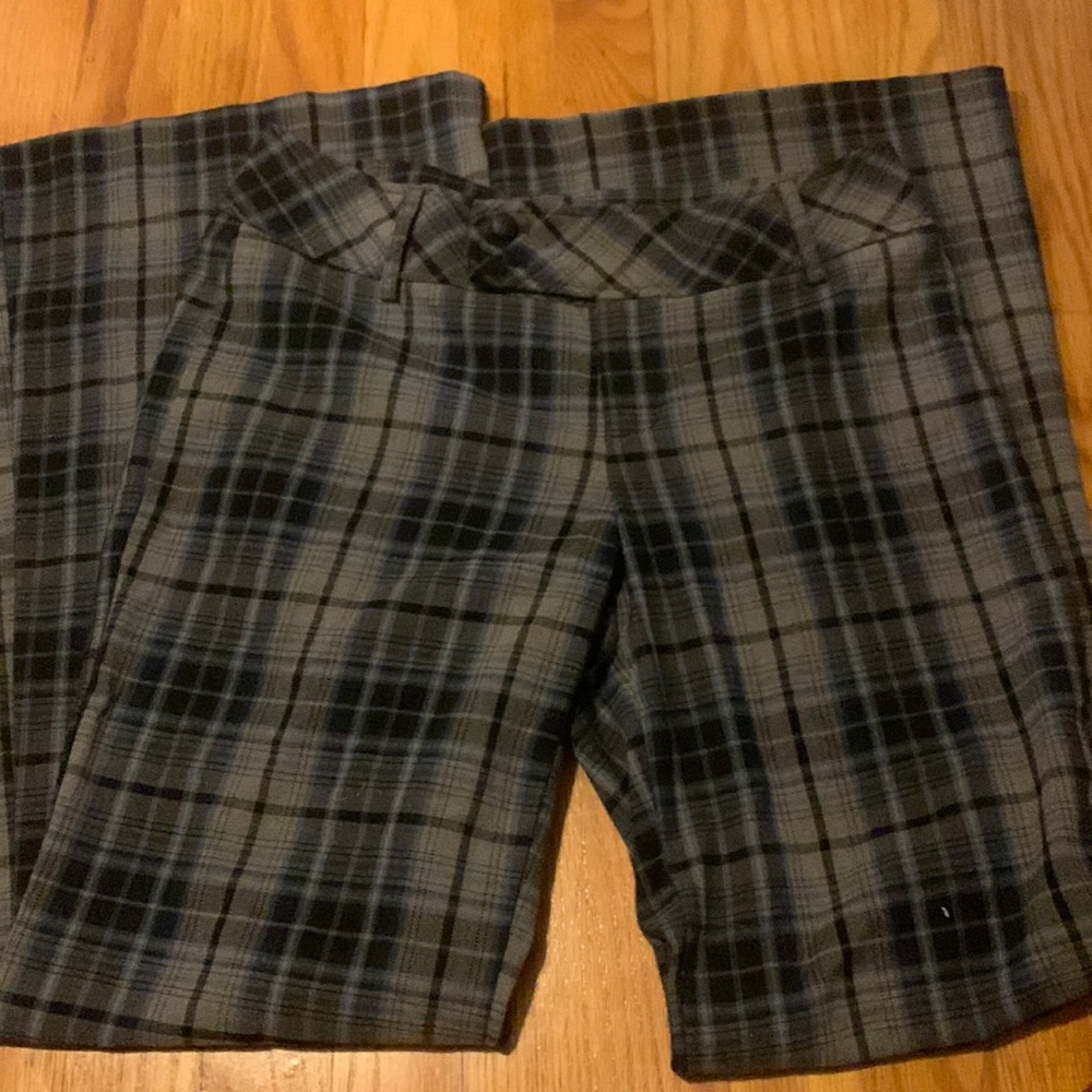 Vintage Delia’s flared, plaid, low rise, work pants